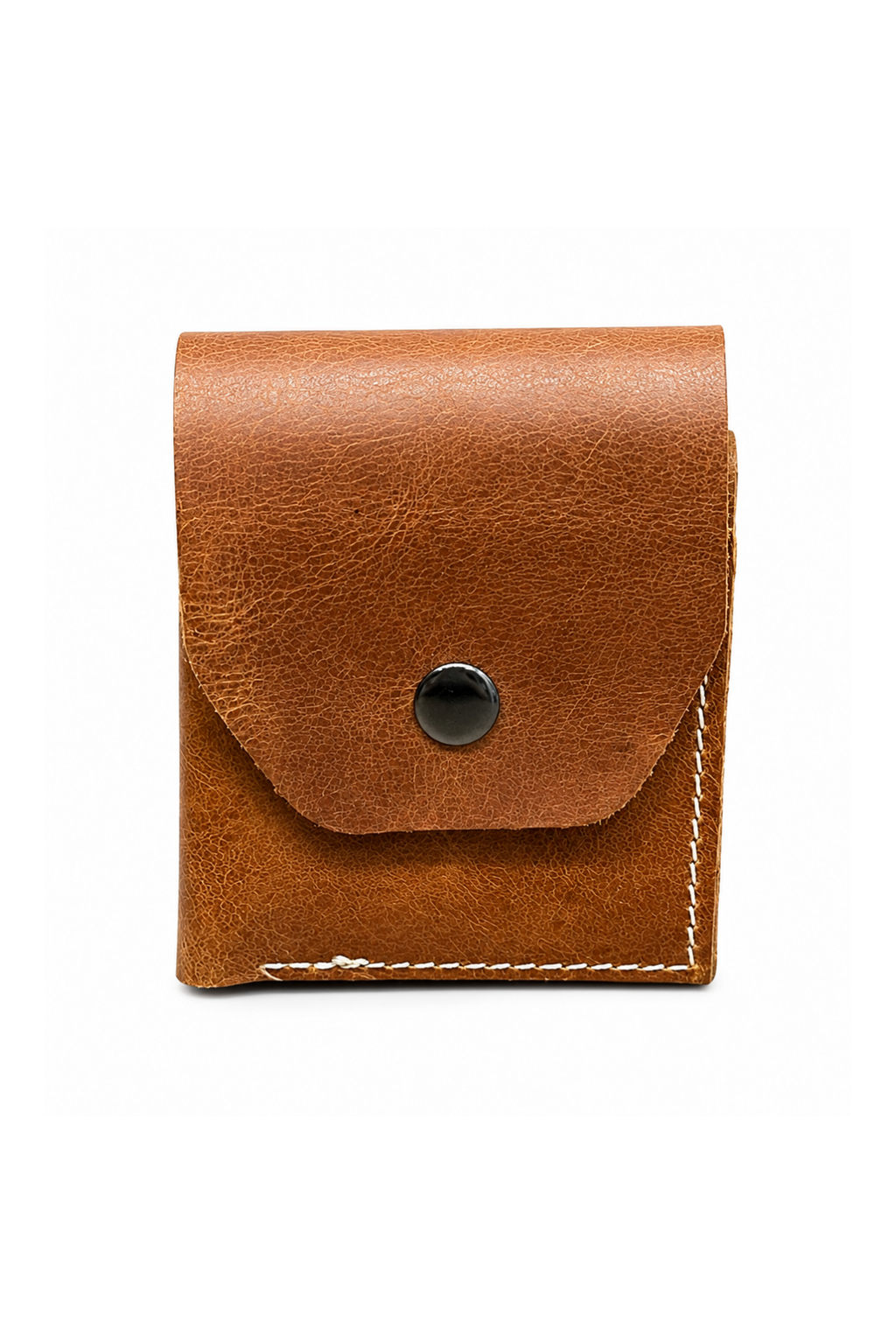 Taba Hakiki Deri Unisex Mini Cüzdan Çıtçıtlı Kartlık - ürün görseli 1