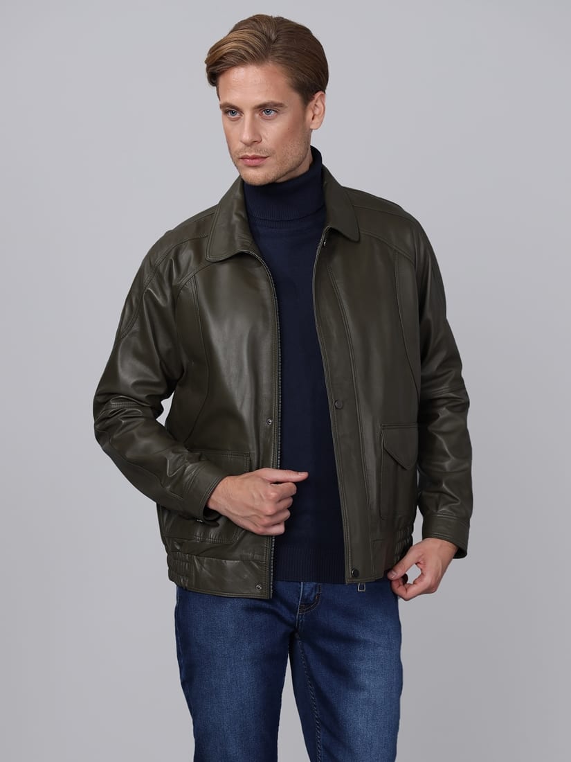 Erkek Deri Ceket Kaki - ürün görseli 3