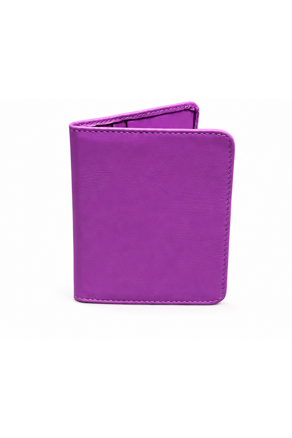Unisex Lila Hakiki Deri Kartlık Mini Cüzdan - ürün görseli 1