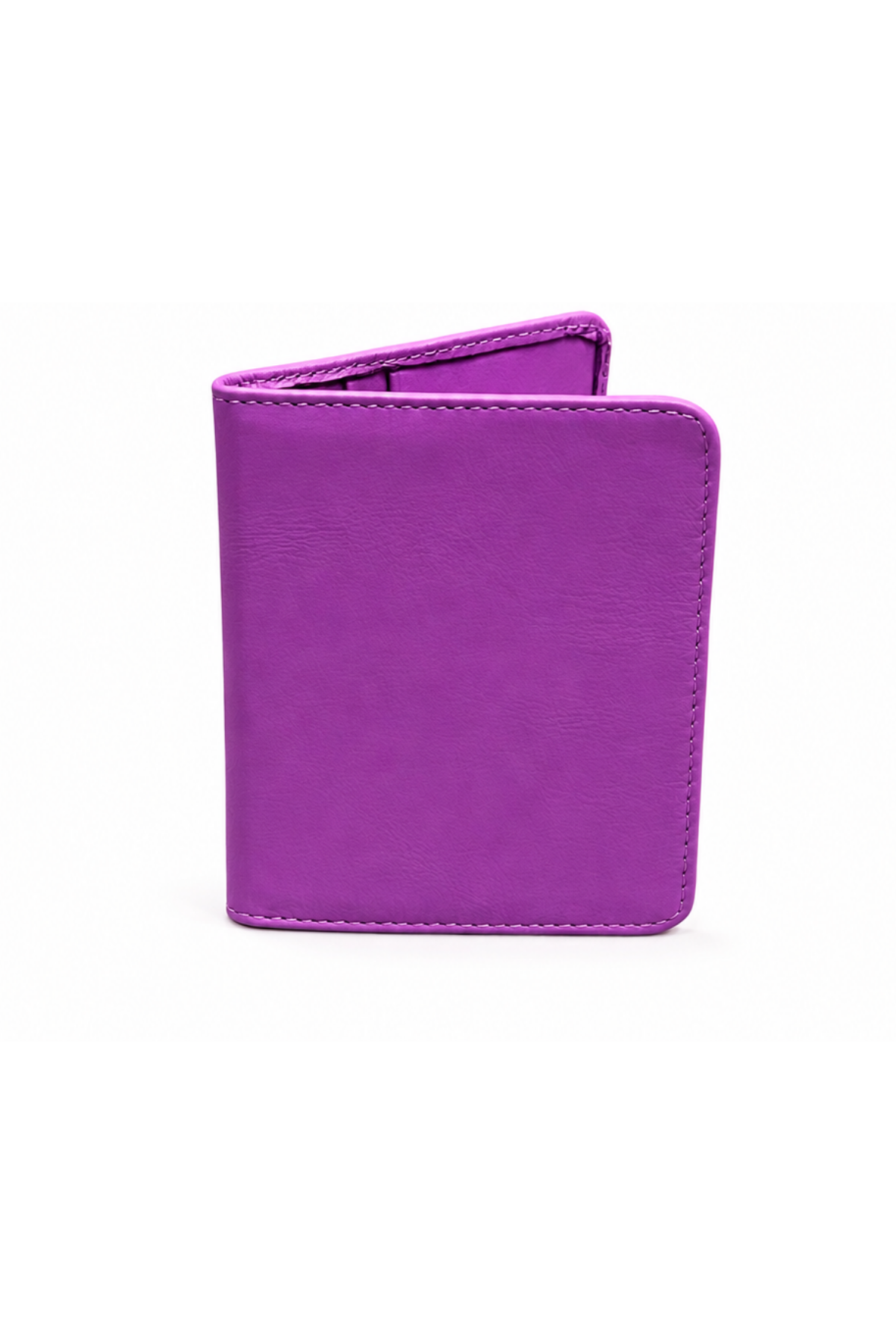 Unisex Lila Hakiki Deri Kartlık Mini Cüzdan - ürün görseli 1