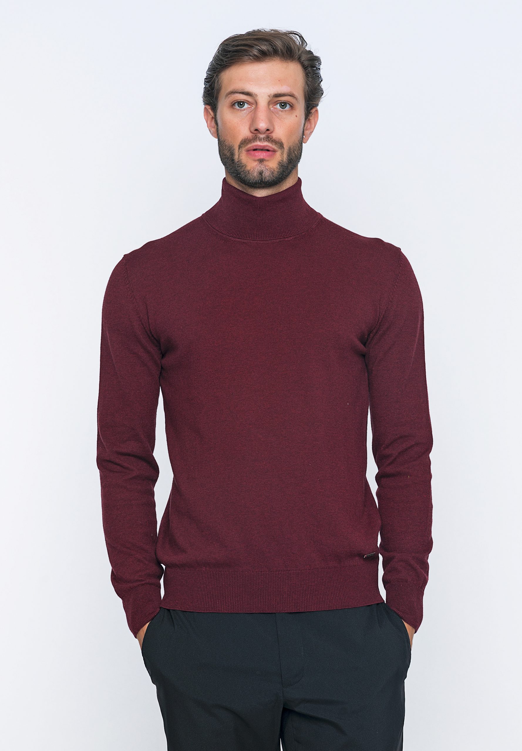 Men's Turtleneck Sweater - Basics&More
