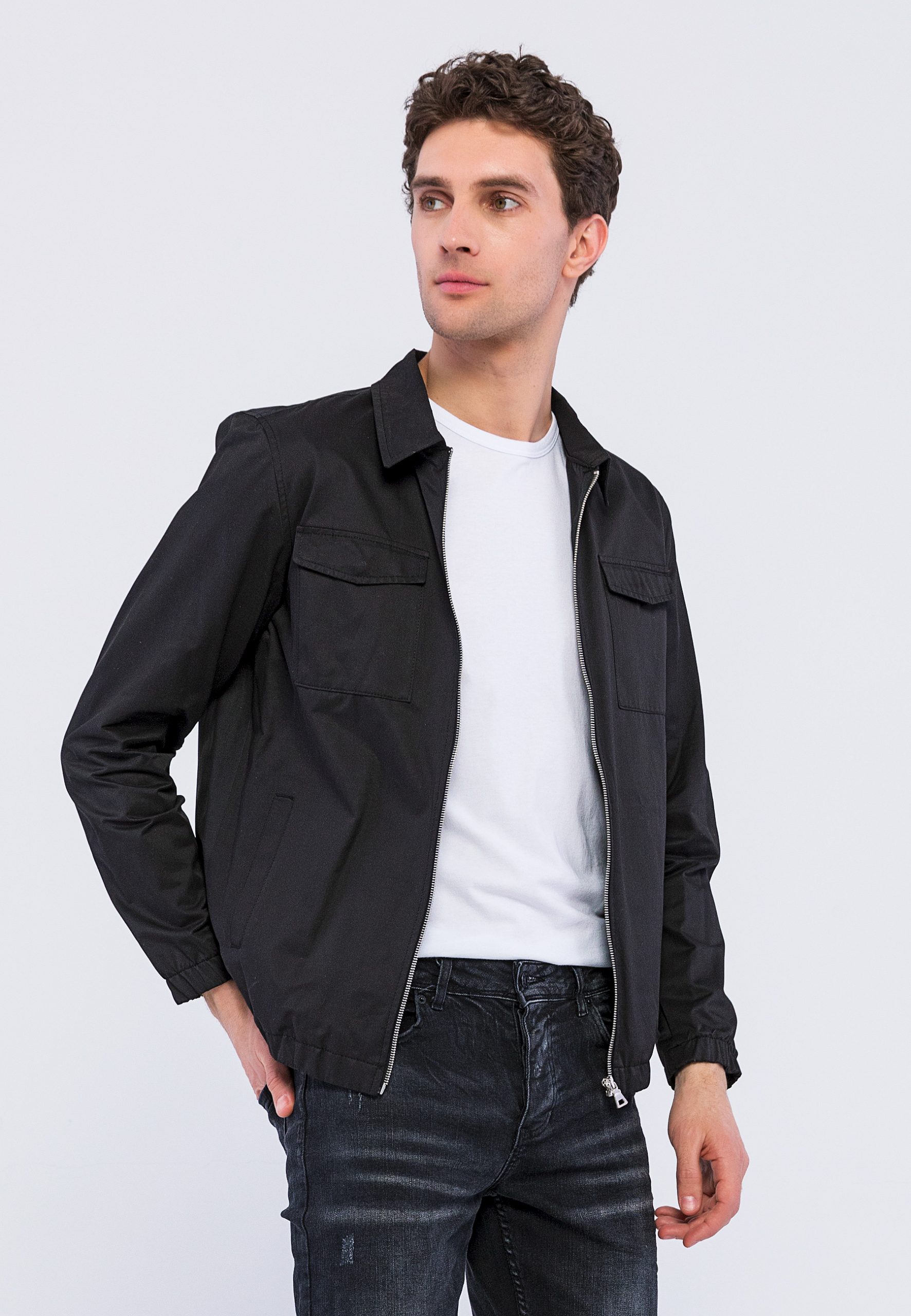 Men's Zipper Light Jacket - Basics&More